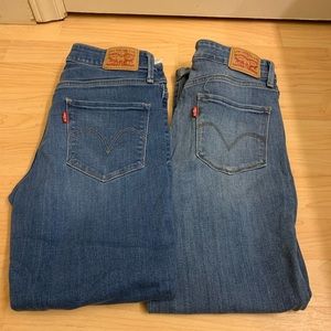 EUC | Levi’s | Two Pairs of Cropped Jeans